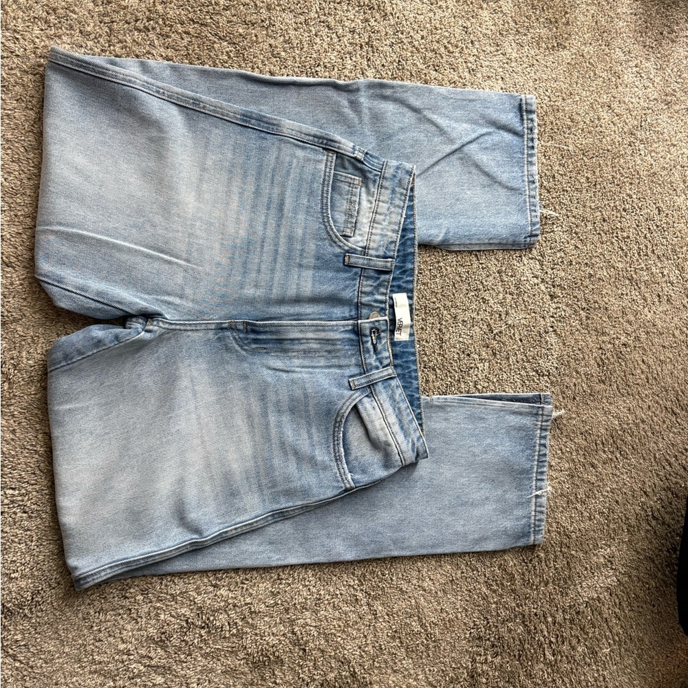 Vervet Split Hem Distressed Jeans - Picture 2 of 6